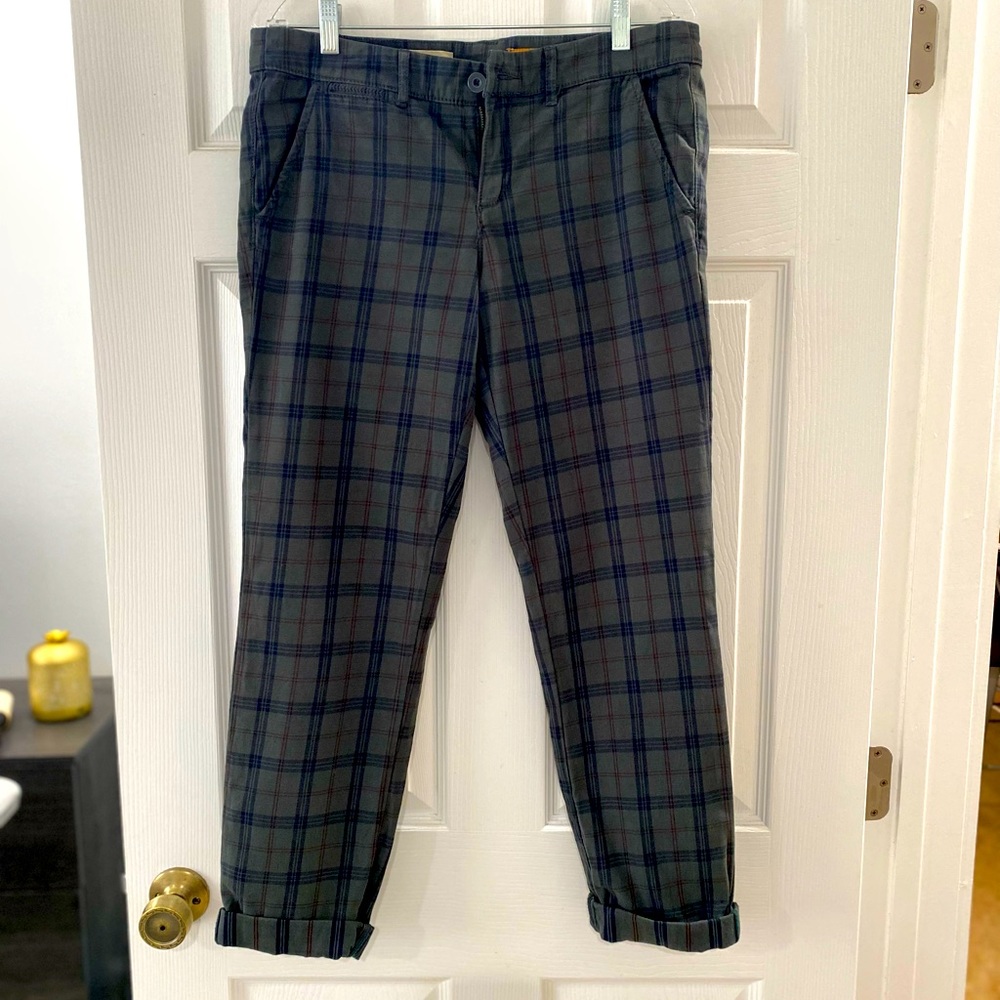 Anthropologie Plaid Pants